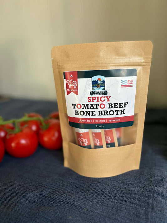 Spicy Tomato Beef Bone Broth 5 Pack