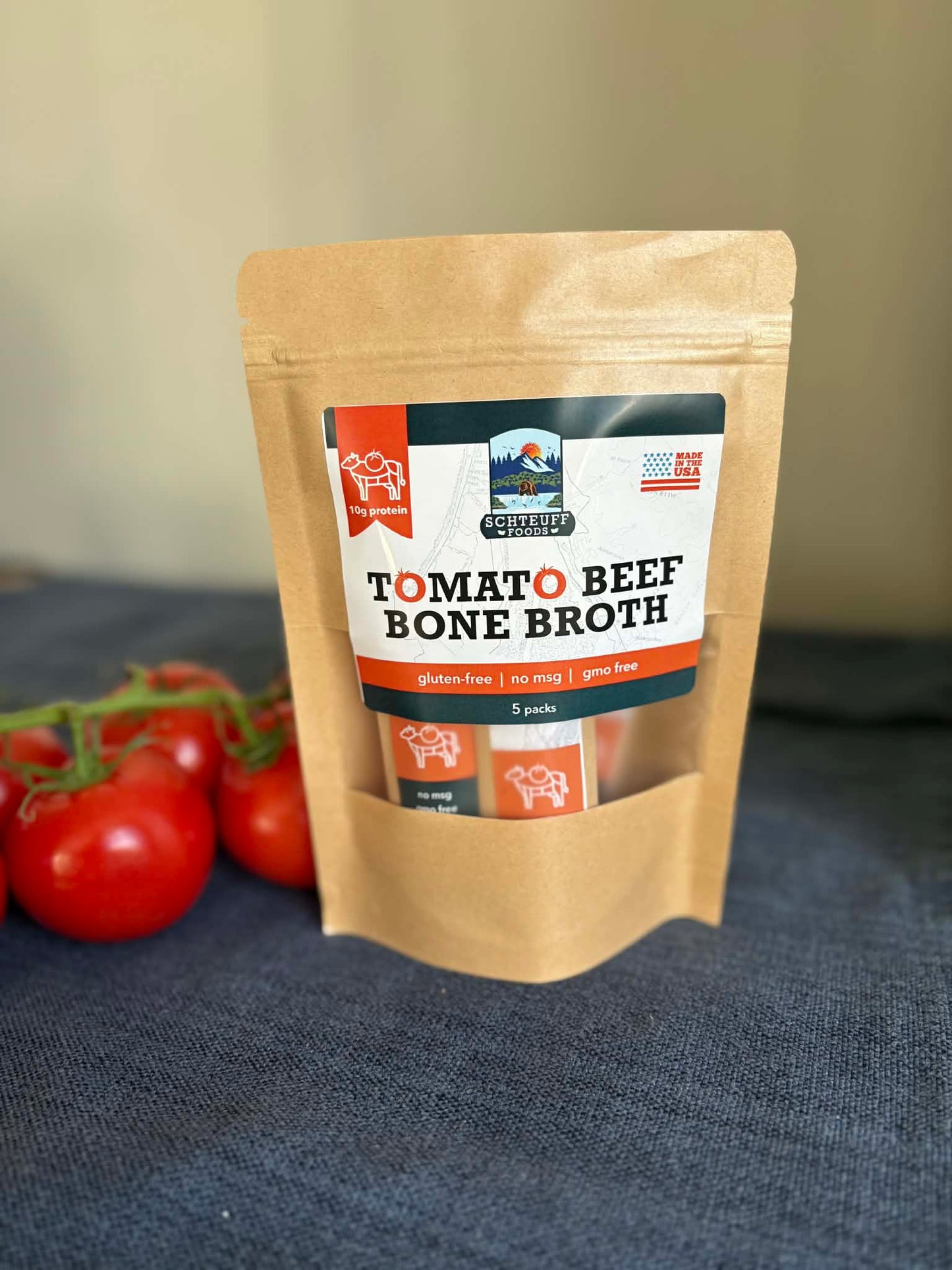Tomato Beef Bone Broth 5 Pack